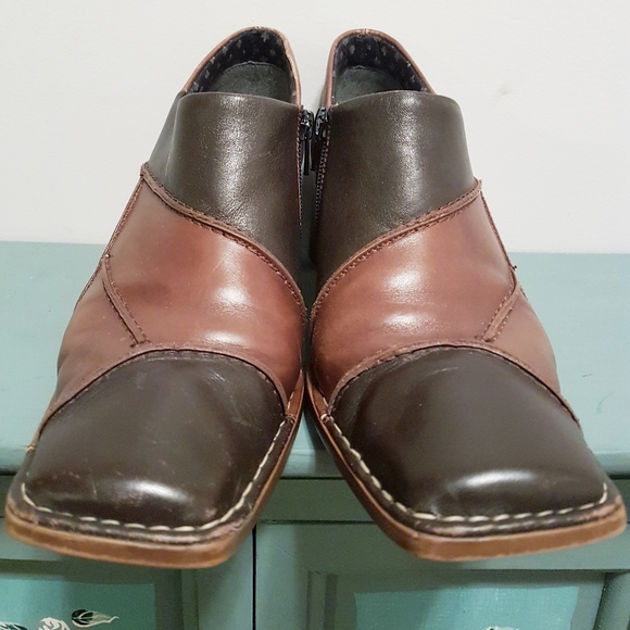 Rieker heeled side zip shoes - Picture 4 of 5